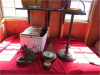 Cigar Boxes, Ash Tray Stand, Statue
