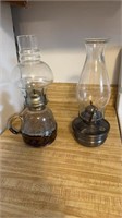 2 small oil lamp