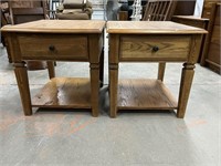 A Pair of Matching End Tables