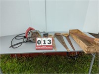 7 1/4" Skil Saw, 5 Hand Saws