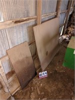 2 Heavy Steel Metal Plates