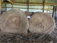 5 Wrapped Prairie Hay Bales