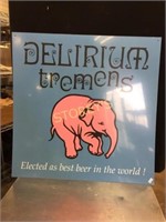 Delirium Tremens Beer Sign - 26"