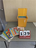 Container with Coloring Books