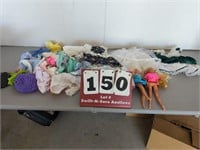 2 Barbies, Assortment of Doll Clothes