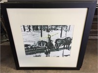 Molson's Brewing Framed Picture - 32 x 32