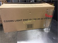 22 Coors Light 20oz Beer Glasses