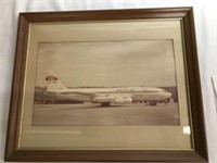 No. 213 Boeing 707 Airplane Photo - Framed
