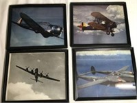 Series of 4 Plane Photos