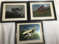 Plane Lithographs, Series of 3, 1917-1918