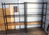 2 wire shelving racks