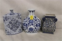 Group of Blue/White Porcelains