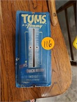VINTAGE TUMS THERMOMETER