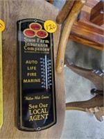 OLD STATE FARM INSURANCE THERMOMETER