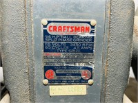 Craftsman Grinder, 1/4 hp, On a very neat Stand!