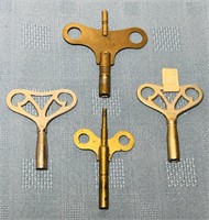 4 Clock Winding Keys