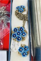Vintage Costume Jewelry, Broach’s, Necklace and