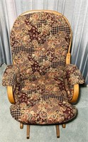 Gliding Chair, good Condition, Matching stool