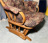 Gliding Chair, good Condition, Matching stool