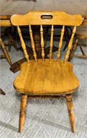 Kitchen Table w/6 Chairs, Jefferson Woodworking