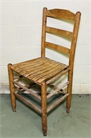 Neat old Wood Slat Chair