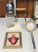 Old Eskimo Blender, Bleeding Heart, Soup Scoop