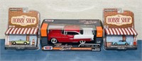 3 NEW Diecast Cars, 55 Chevy Bel Air, 68 and 69