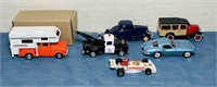 6 Diecast Metal Cars/ Trucks, one is a 1978