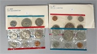 1977 & 1978 UNCIRCULATED COIN SETS