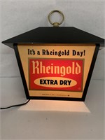 Rheingold Extra Dry Lantern Style Lighted Beer