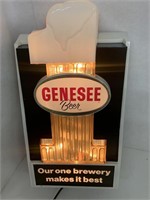 Genesee Beer Lighted Beer Sign.