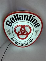 Ballantine Beer & Ale Lighted Beer Sign.