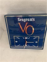 Seagram's VO Battery Operated Clock.