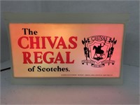 Chivas Regal Lighted Sign.