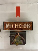 Michelob Clr Back Lighted Beer Sign.