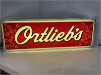 Ortlieb's Lighted Beer Sign.