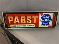 Pabst Blue Ribbon Lighted Beer Sign.