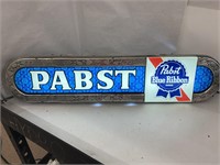 Pabst Blue Ribbon Lighted Beer Sign.