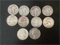 $2.50 Face Silver Quarter,90%Silver