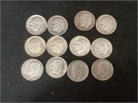 $1.20 Roosevelt Silver Dimes,90% Silver