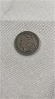 1878 Morgan silver dollar