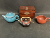 Chinese Tea Caddy and Teapots for Chinese Tea