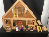 Childs Doll House & Accessories Waldorf Montessori