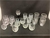 Miscellaneous Crystal Glasses Including Bodum