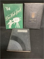 Doe-Wah Jack Yearbooks  1936,1944 and 1954