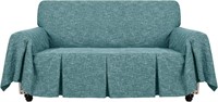 Universal Couch Covers Linen-Like Sofa Slipcovers