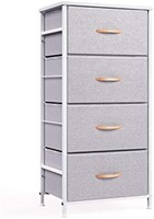 4 Drawer Fabric Dresser Storage Tower