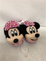 (6x bid) Minnie Mouse Slippers Size S 5/6
