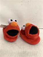 (6x bid) Elmo Slippers Size Med 5/6