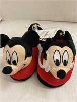 (6x bid) Mickey Mouse Slippers Size XL 11/12